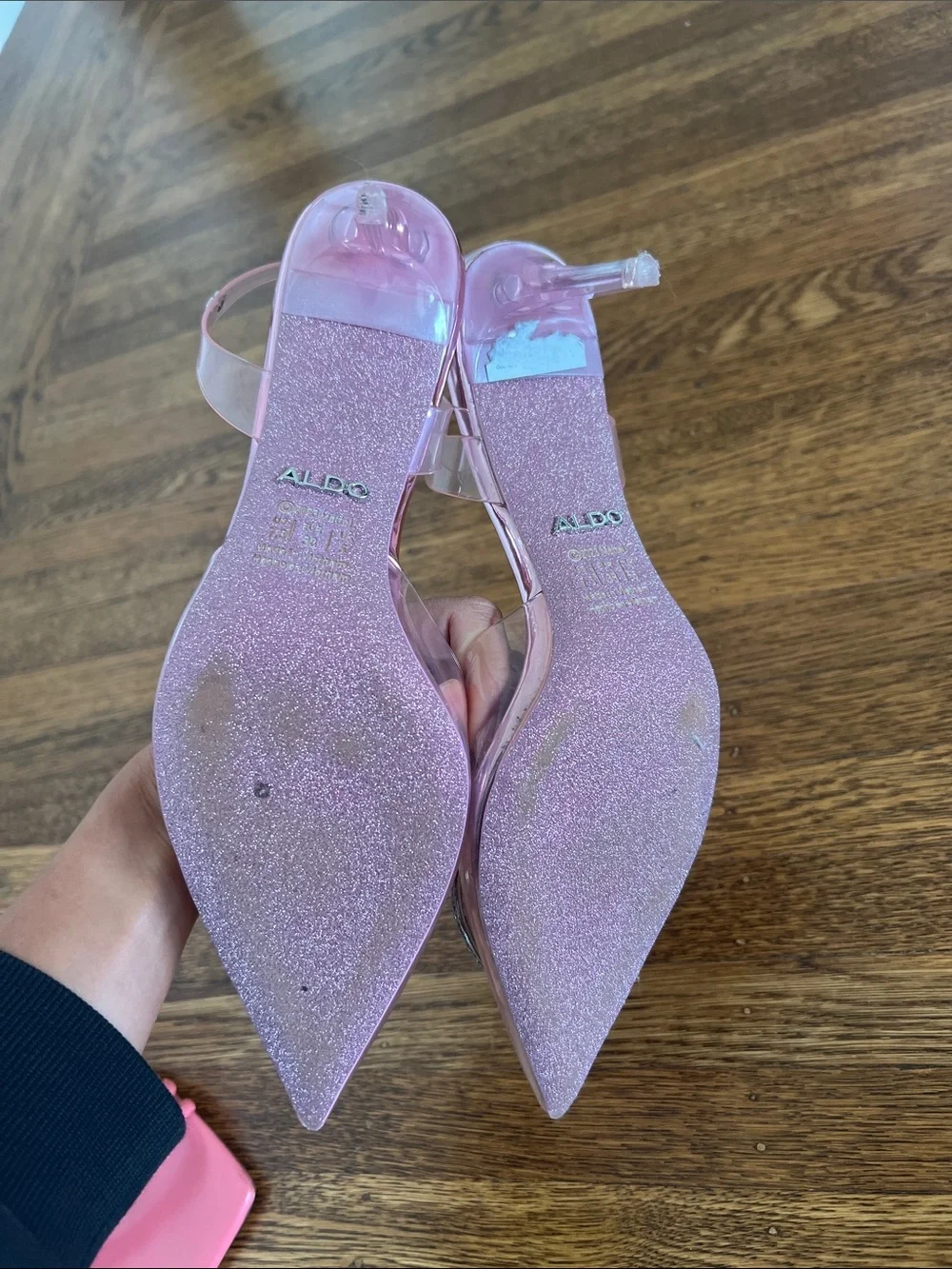 Pink Barbie Aldo Heels - Picture 3 of 5